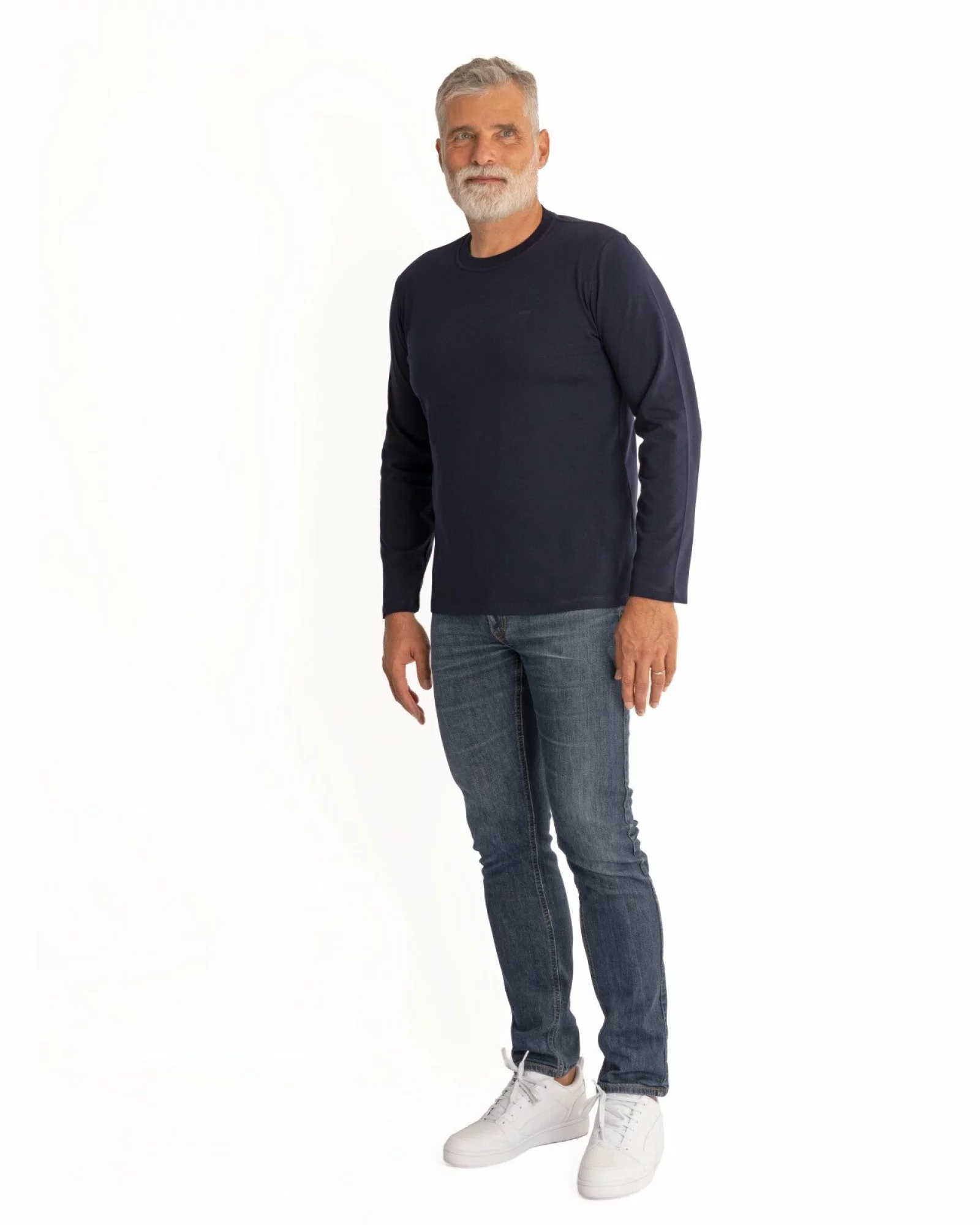 Tricou mânecă lungă bărbați bleumarin B.4001