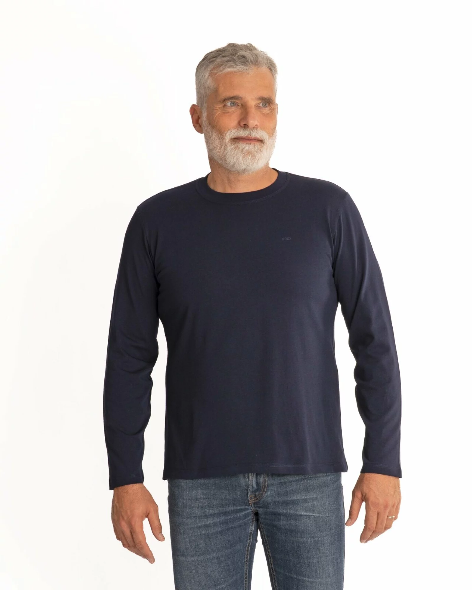 Tricou mânecă lungă bărbați bleumarin B.4001