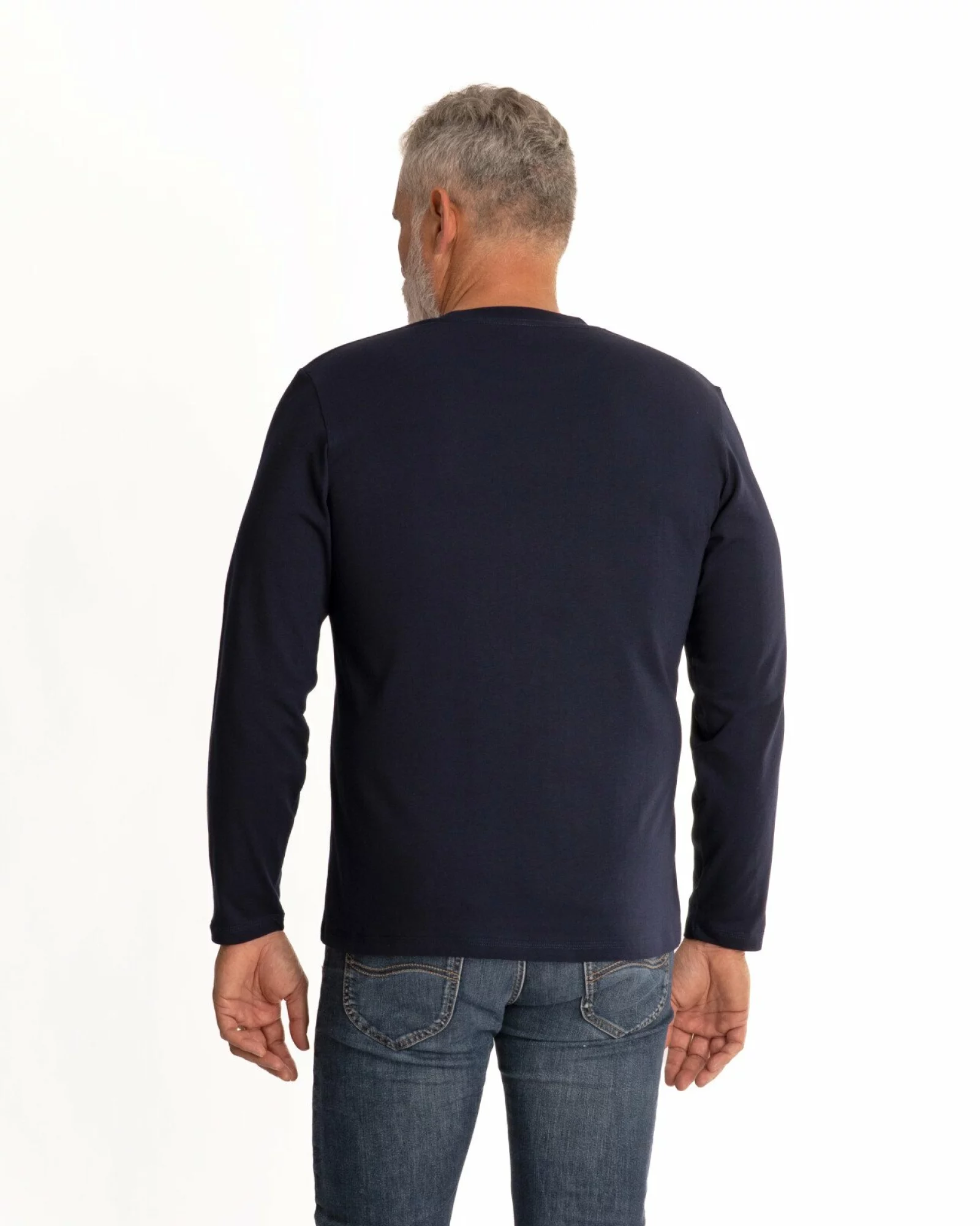 Tricou mânecă lungă bărbați bleumarin B.4001