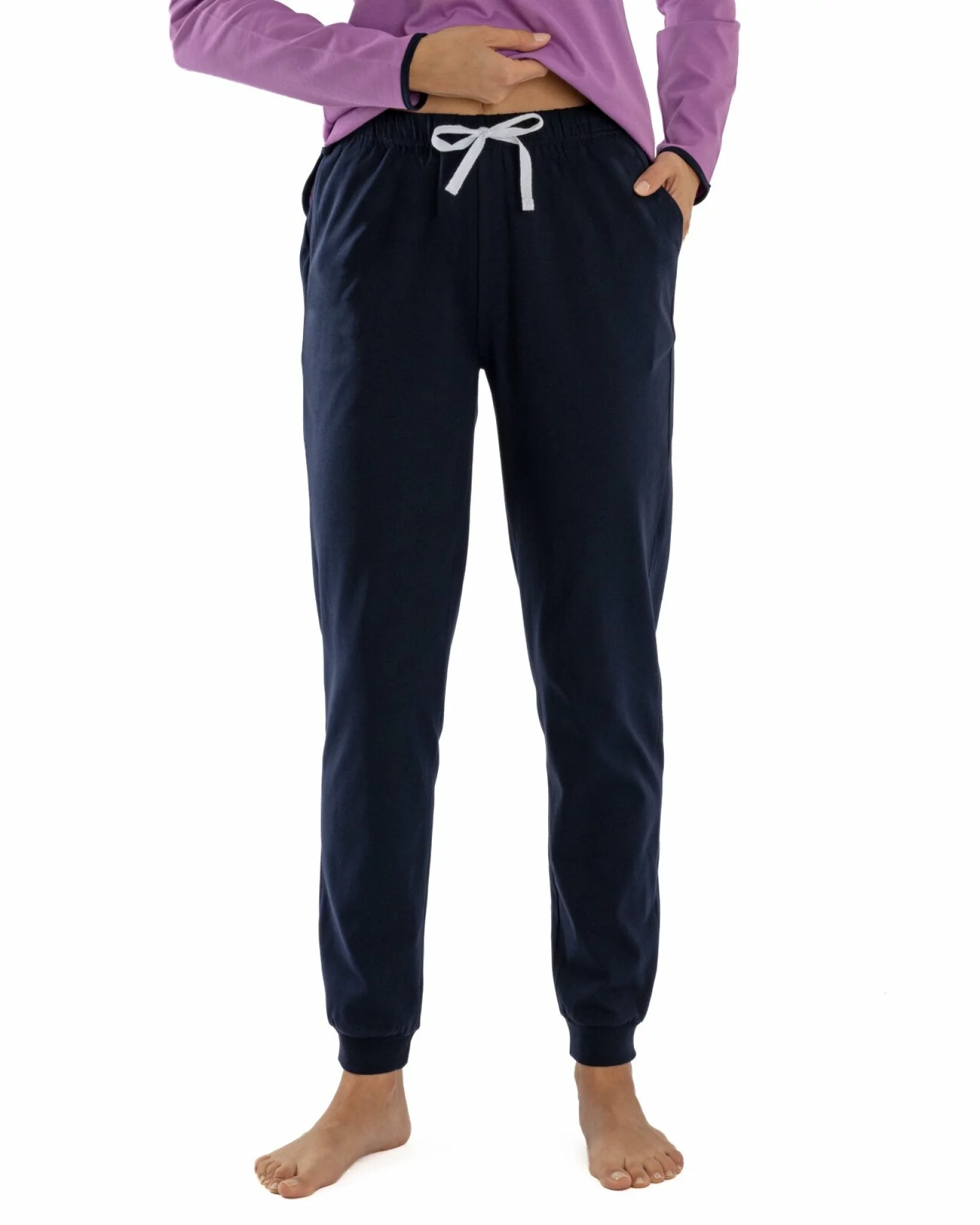Pijama damă bumbac mov PIJ.2236